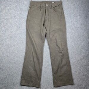 34 Heritage Charisma Pants Mens 34x30 Brown Mid Rise Classic Fit Stretch Casual